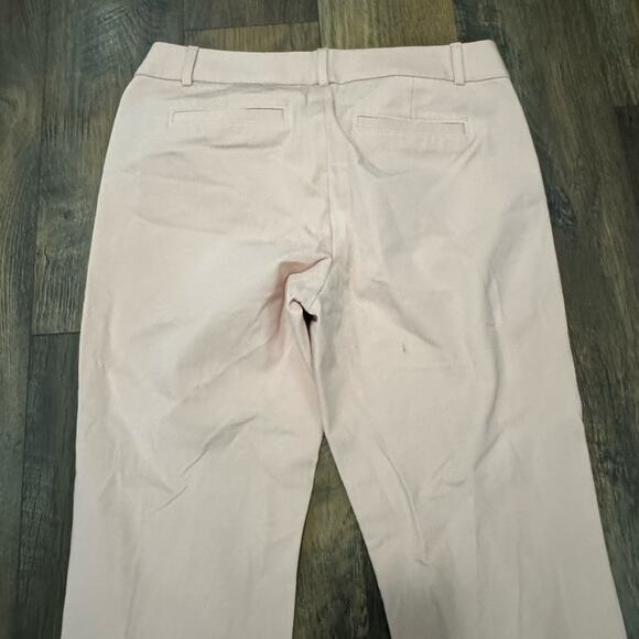 Banana Republic Sloan Pink Slim Stretch Pants Women’s 8 Ankle Career Trousers - Picture 7 of 9
